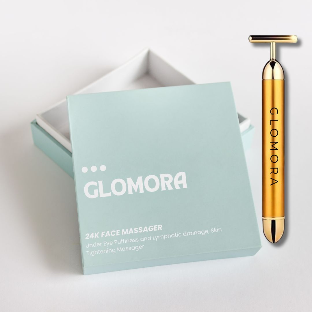 Glomora 24K Face Massager| Gold Platted Electric Massager For Face Skin Care